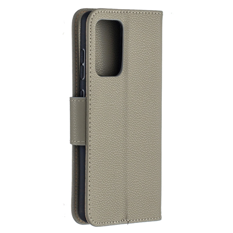 LAMBSKIN Knižkové puzdro pre Samsung Galaxy A52 / A52s / A52 5G - sivé
