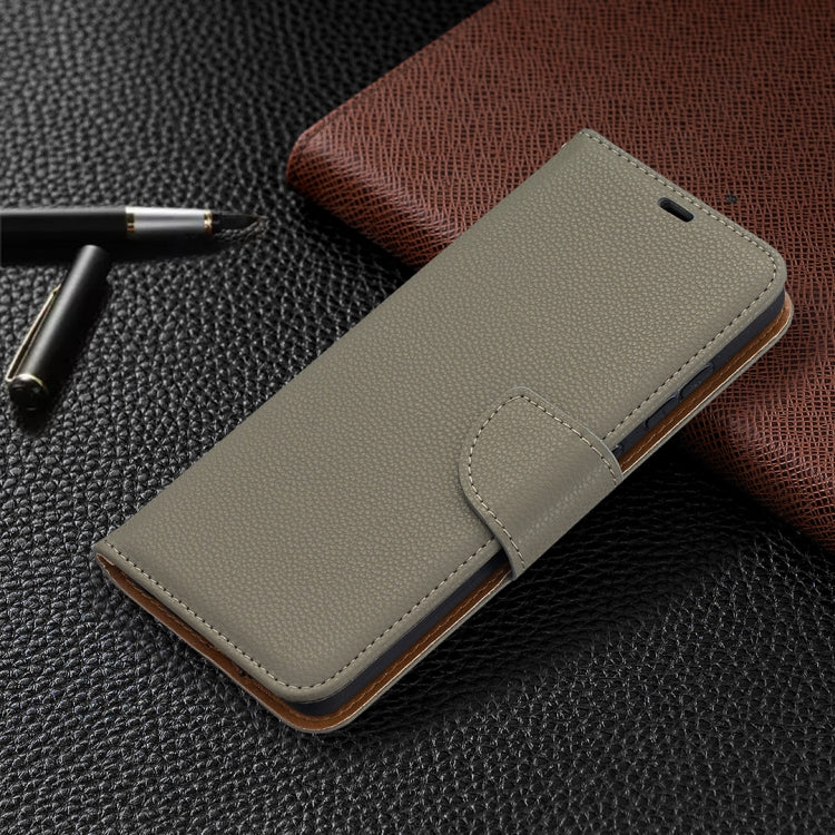 LAMBSKIN Knižkové puzdro pre Samsung Galaxy A52 / A52s / A52 5G - sivé