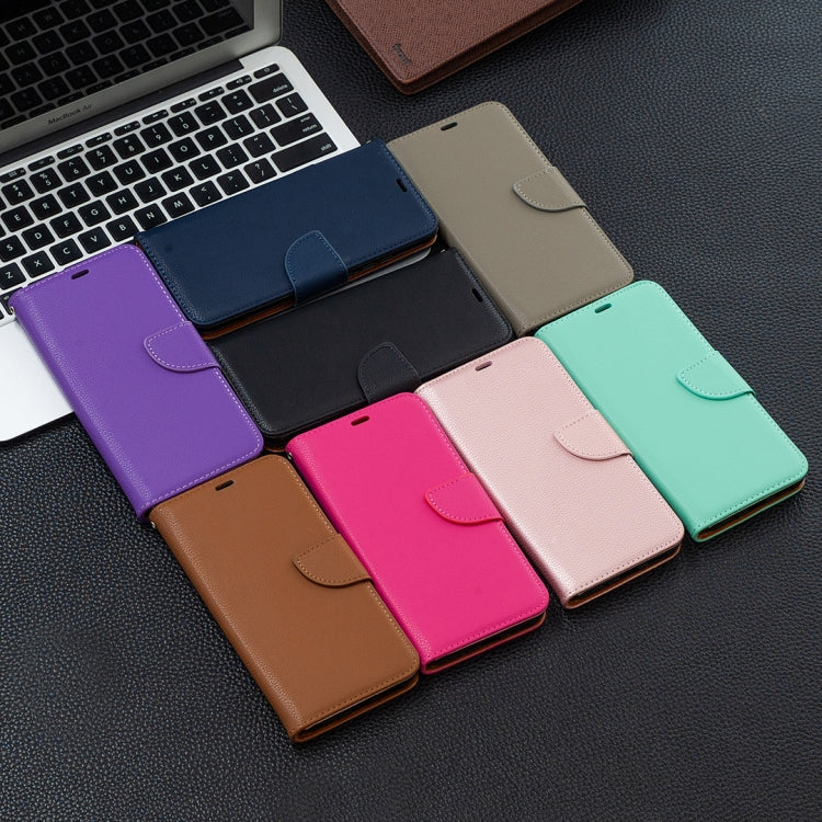 LAMBSKIN Knižkové puzdro pre Samsung Galaxy A52 / A52s / A52 5G - fialové