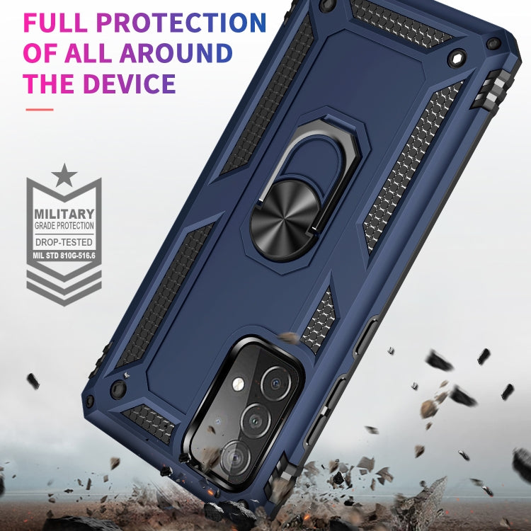 RING ARMOR Tvrdený kryt pre Samsung Galaxy A52 / A52s / A52 5G - modrý