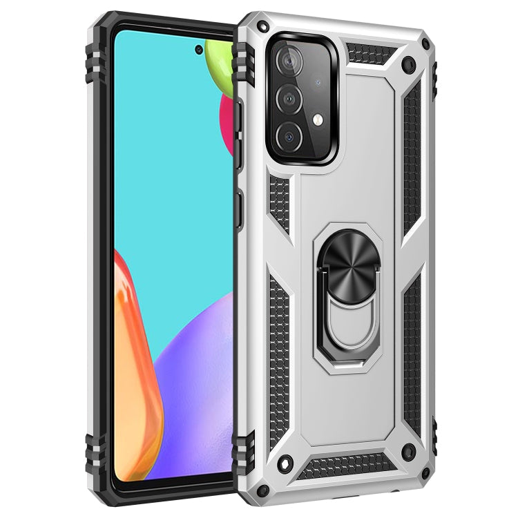 RING ARMOR Tvrdený kryt pre Samsung Galaxy A52 / A52s / A52 5G - sivý