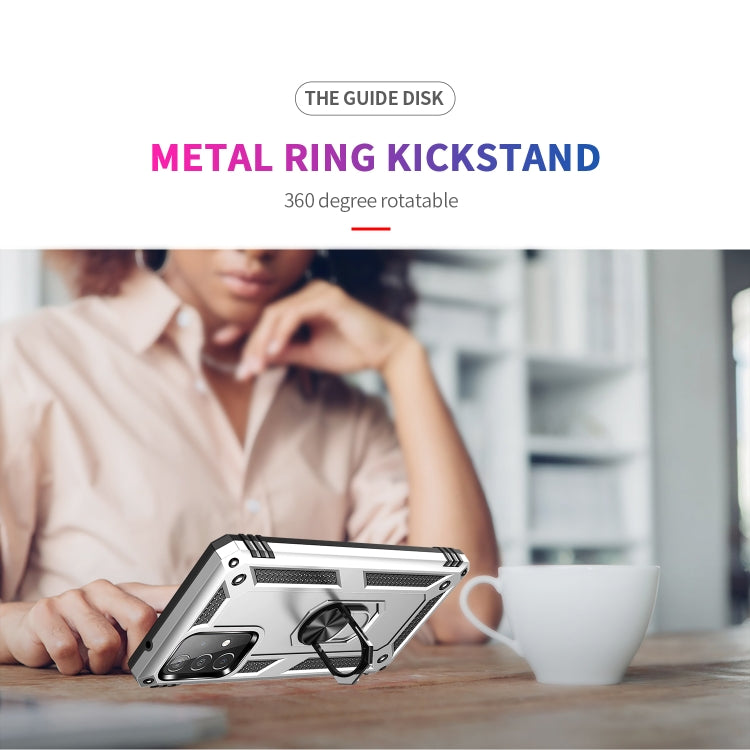 RING ARMOR Tvrdený kryt pre Samsung Galaxy A52 / A52s / A52 5G - sivý