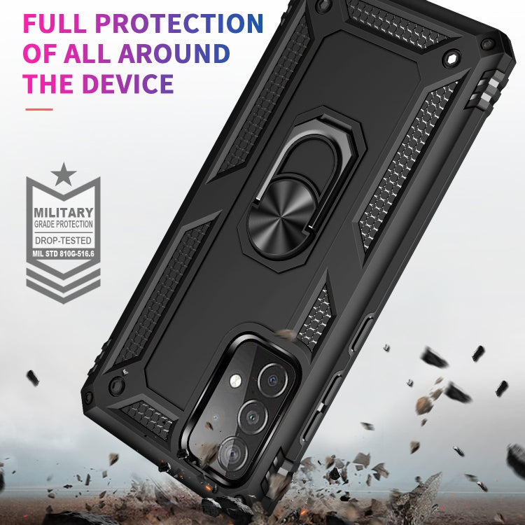 RING ARMOR Tvrdený kryt pre Samsung Galaxy A52 / A52s / A52 5G - čierny