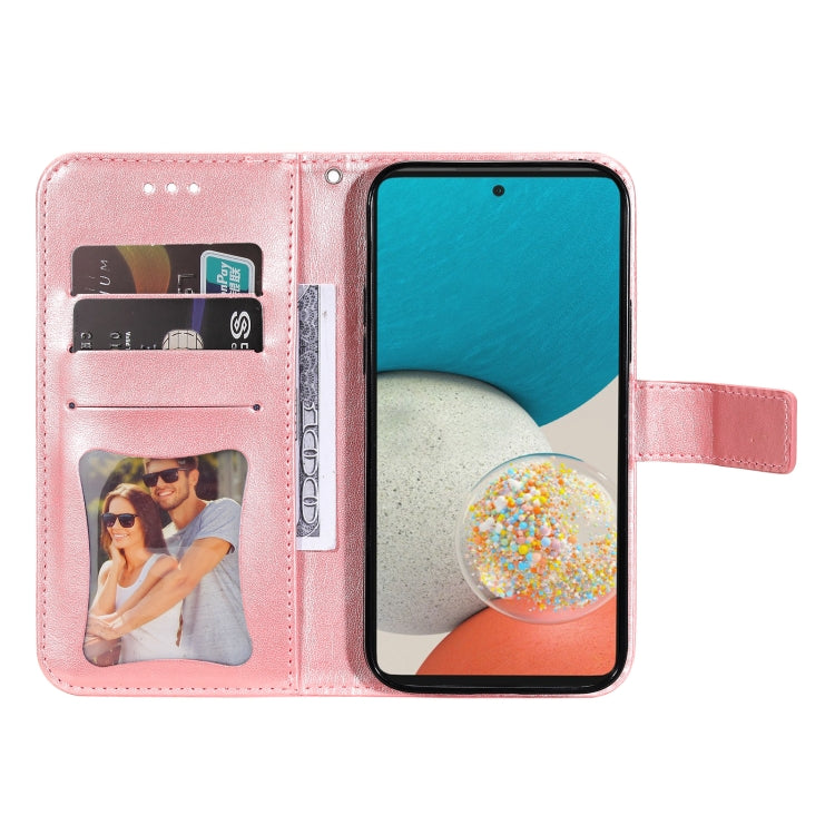 MANDALA Knižkové puzdro pre Samsung Galaxy A53 5G - ružové
