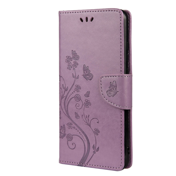 BUTTERFLY Knižkové puzdro pre Samsung Galaxy A53 5G - fialové