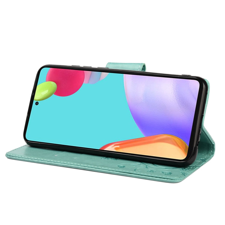 BUTTERFLY Knižkové puzdro pre Samsung Galaxy A53 5G - zelené