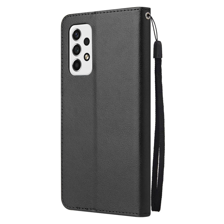 SOLID Knižkové puzdro pre Samsung Galaxy A53 5G - čierne