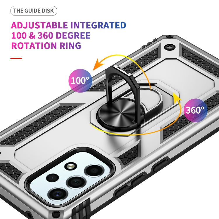 RING ARMOR Tvrdený kryt pre Samsung Galaxy A53 5G - sivý