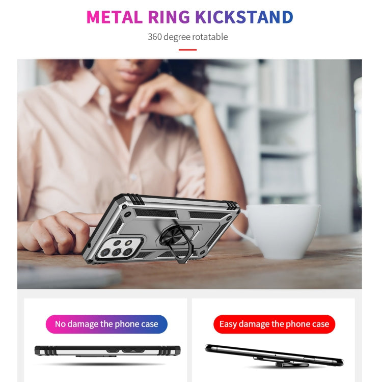 RING ARMOR Tvrdený kryt pre Samsung Galaxy A53 5G - sivý