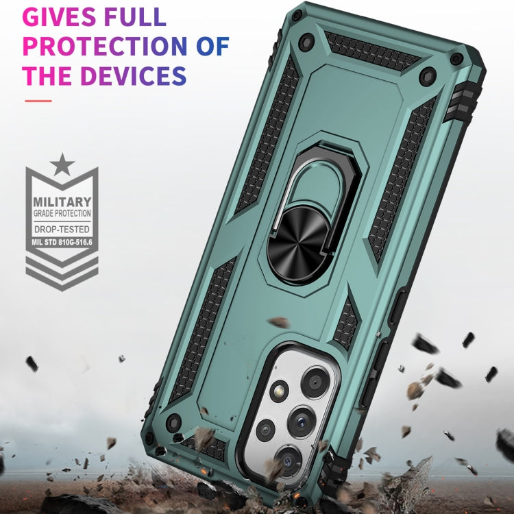 RING ARMOR Tvrdený kryt pre Samsung Galaxy A53 5G - zelený