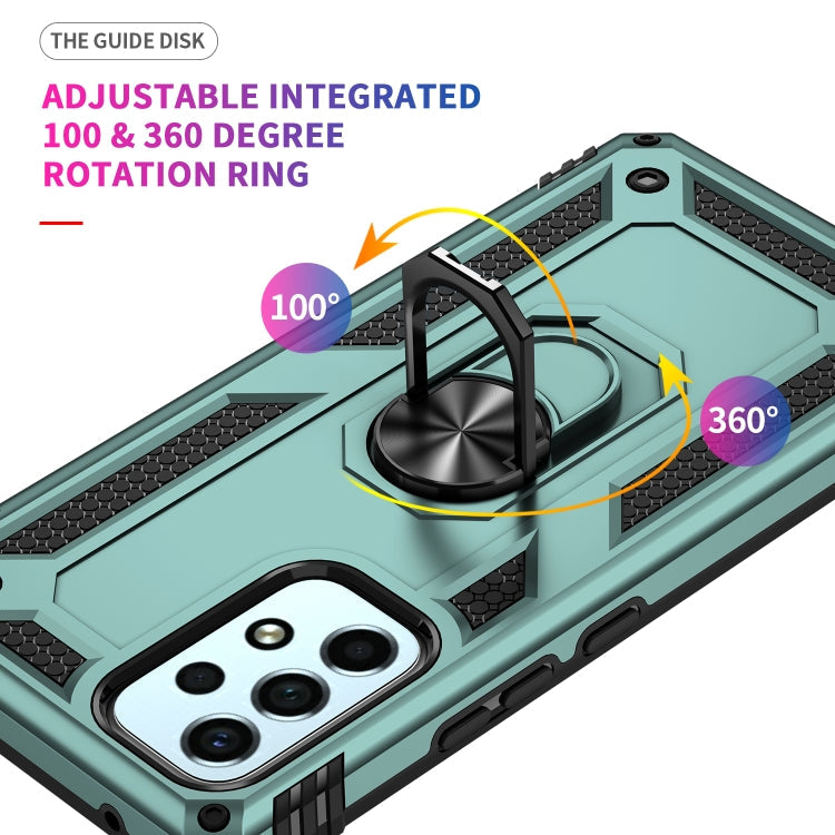RING ARMOR Tvrdený kryt pre Samsung Galaxy A53 5G - zelený