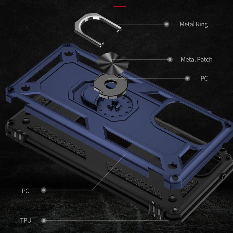 RING ARMOR Tvrdený kryt pre Samsung Galaxy A53 5G - modrý