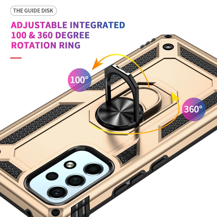 RING ARMOR Tvrdený kryt pre Samsung Galaxy A53 5G - zlatý