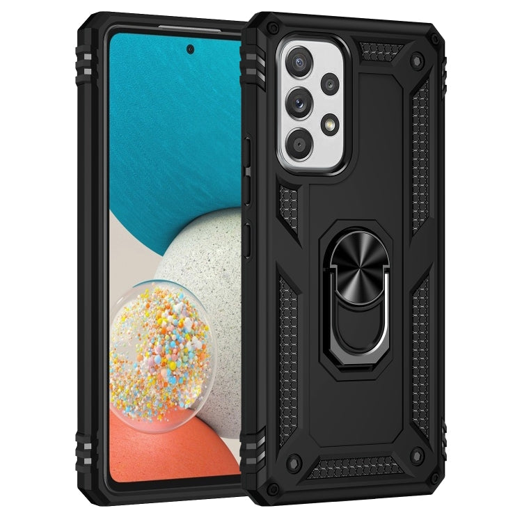 RING ARMOR Tvrdený kryt pre Samsung Galaxy A53 5G - čierny