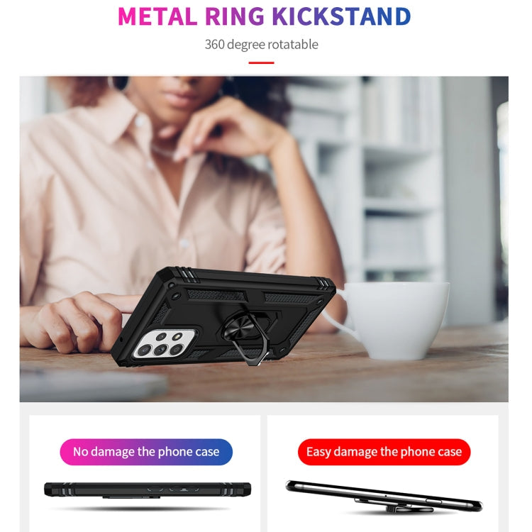 RING ARMOR Tvrdený kryt pre Samsung Galaxy A53 5G - čierny