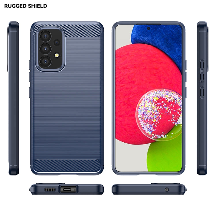 CARBON Zadný obal pre Samsung Galaxy A53 5G - modrý