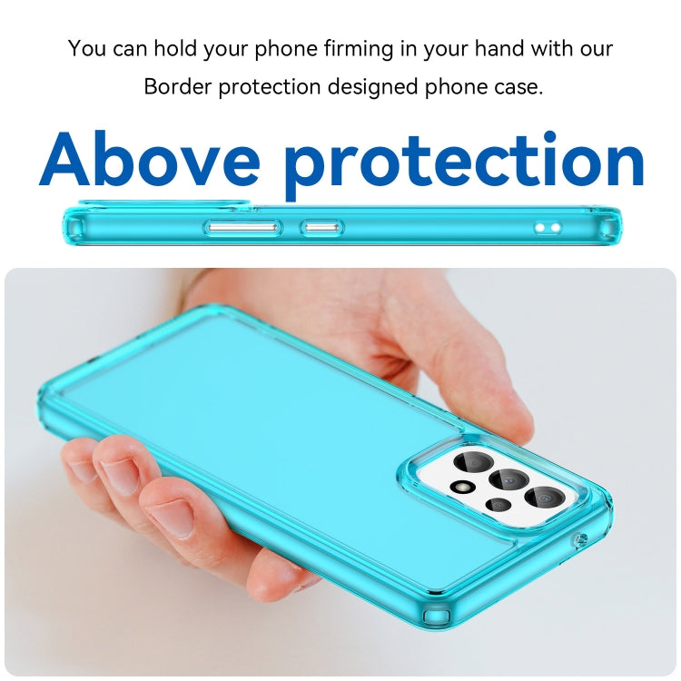 CANDY Zadný obal pre Samsung Galaxy A53 5G - modrý