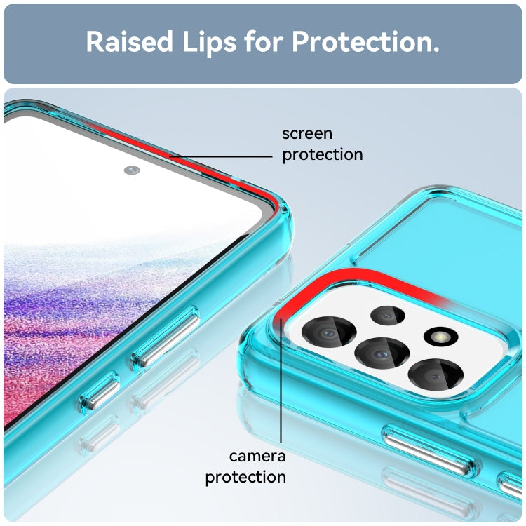 CANDY Zadný obal pre Samsung Galaxy A53 5G - modrý