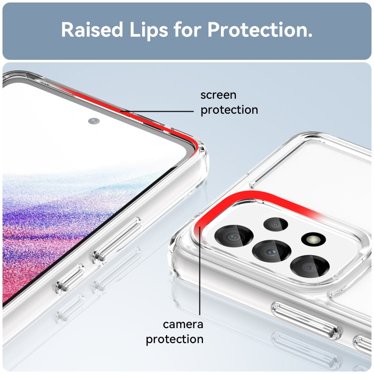 CANDY Zadný obal pre Samsung Galaxy A53 5G - transparentný