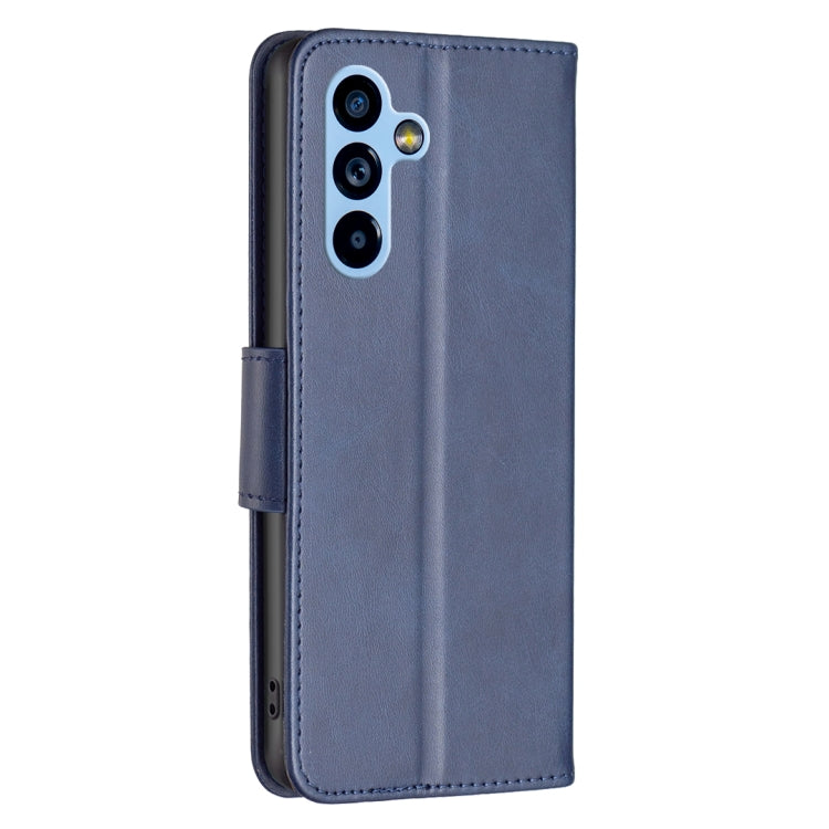 LAMBSKIN Knižkové puzdro pre Samsung Galaxy A54 5G - modré