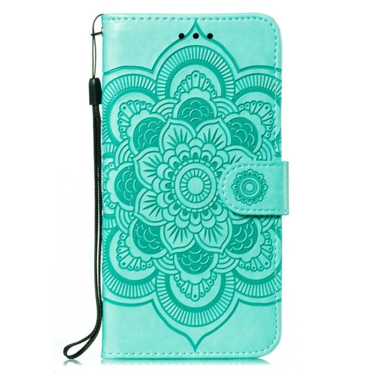 MANDALA Knižkové puzdro pre Samsung Galaxy A54 5G - zelené