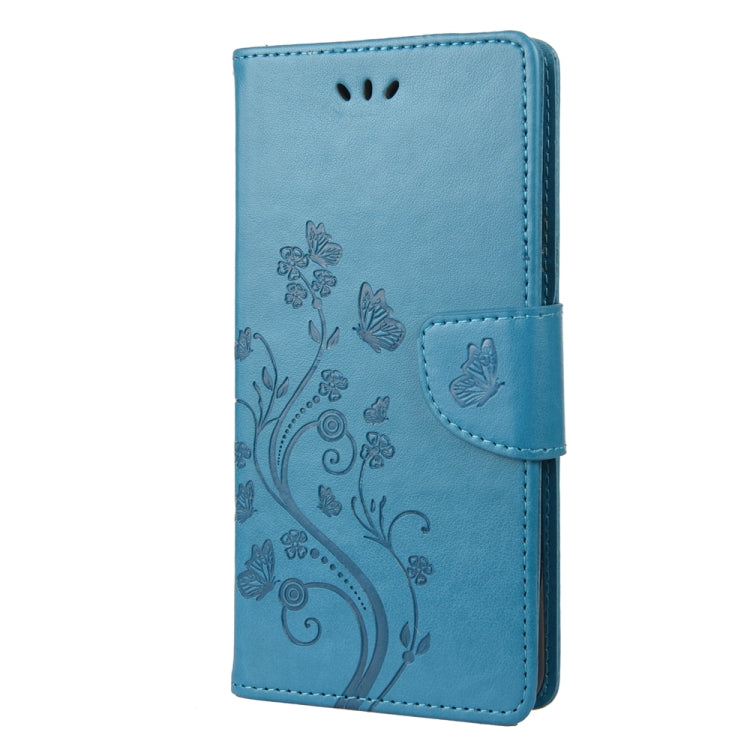 BUTTERFLY Knižkové puzdro pre Samsung Galaxy A54 5G - modré