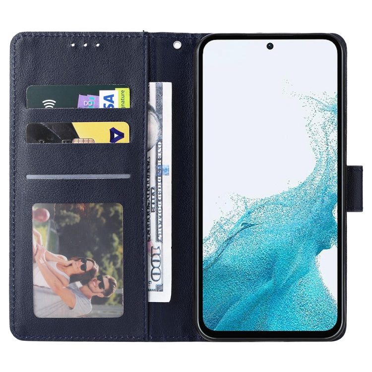 SOLID Knižkové puzdro pre Samsung Galaxy A54 5G - modré