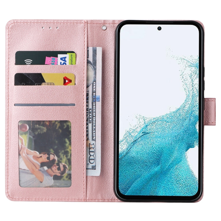 SOLID Knižkové puzdro pre Samsung Galaxy A54 5G - ružové