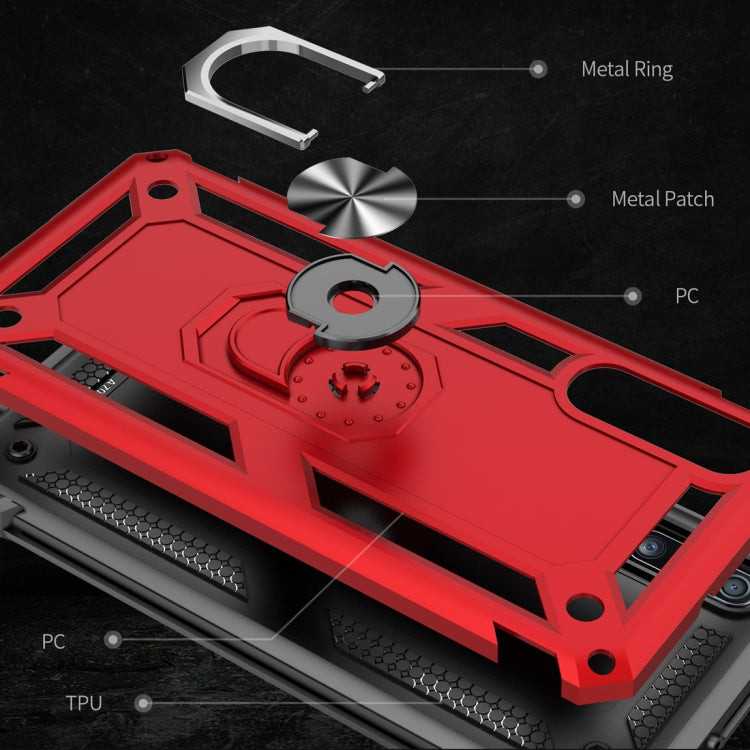 RING ARMOR Tvrdený kryt pre Samsung Galaxy A70 - modrý