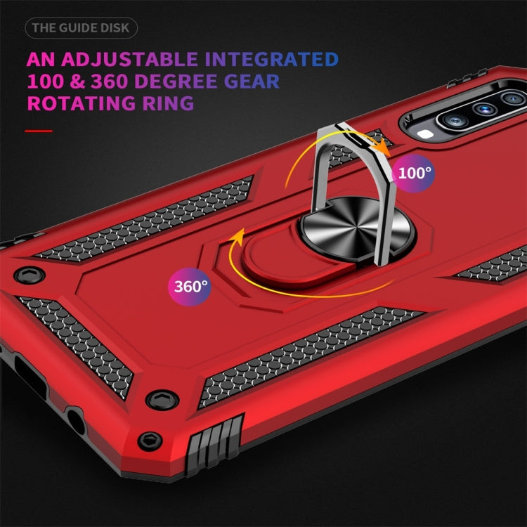 RING ARMOR Tvrdený kryt pre Samsung Galaxy A70 - modrý