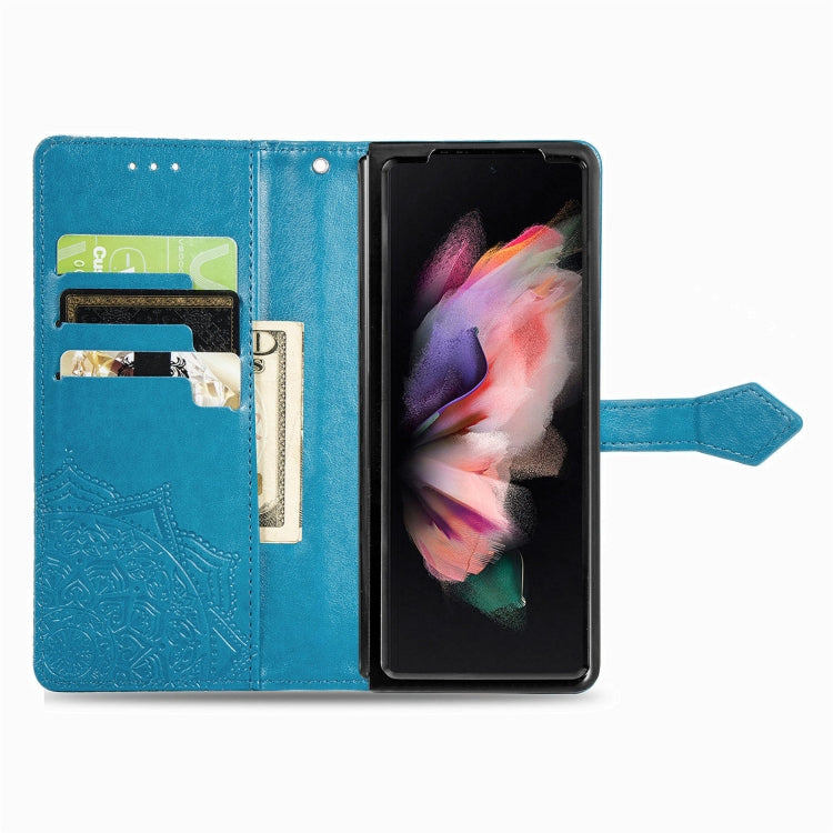MANDALA Knižkové puzdro pre Samsung Galaxy A05s - modré