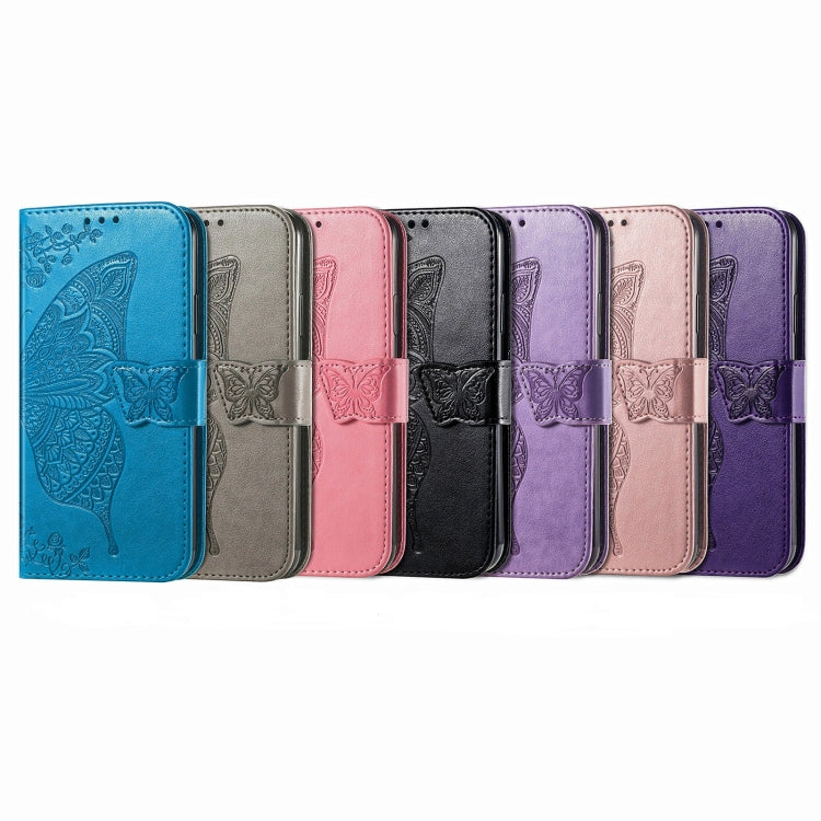 BUTTERFLY Knižkové puzdro pre Samsung Galaxy A05s - ružové