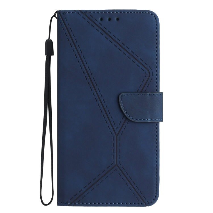 STITCHING Knižkové puzdro pre Samsung Galaxy A05s - modré
