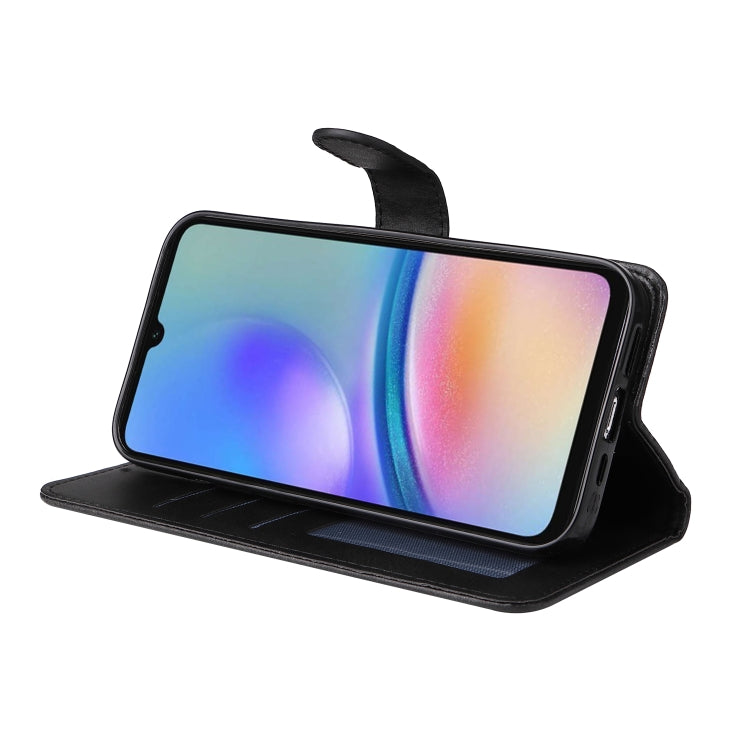 CALF Knižkové puzdro pre Samsung Galaxy A05s - čierne