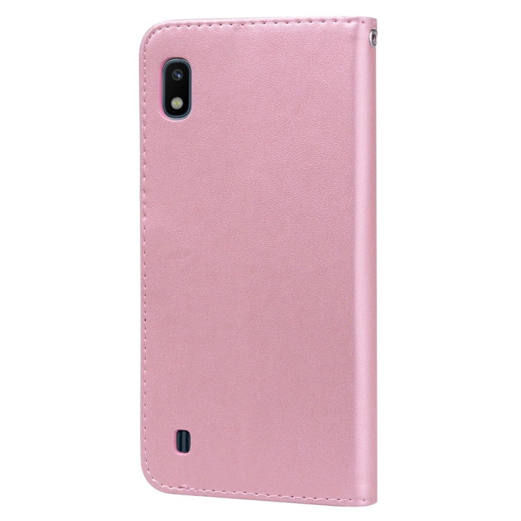 ROSE Knižkové puzdro pre Samsung Galaxy A10 - ružové