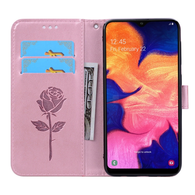 ROSE Knižkové puzdro pre Samsung Galaxy A10 - ružové
