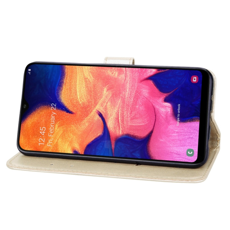 ROSE Knižkové puzdro pre Samsung Galaxy A10 - zlaté