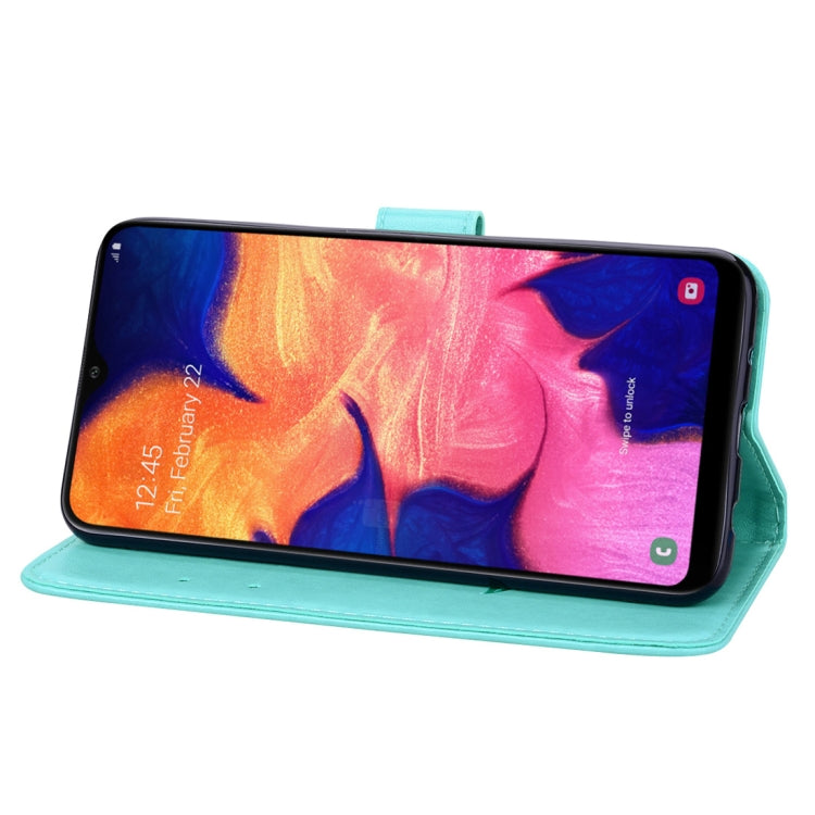 ROSE Knižkové puzdro pre Samsung Galaxy A10 - zelené