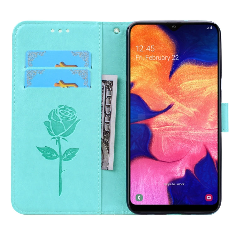 ROSE Knižkové puzdro pre Samsung Galaxy A10 - zelené
