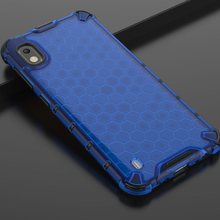 HONEYCOMB Tvrdený kryt pre Samsung Galaxy A10 - modrý
