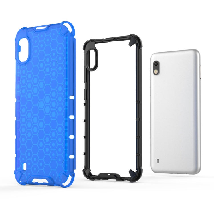 HONEYCOMB Tvrdený kryt pre Samsung Galaxy A10 - modrý