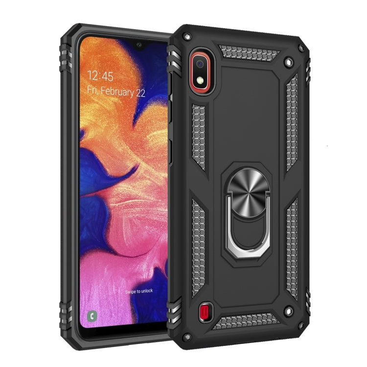 RING ARMOR Tvrdený kryt pre Samsung Galaxy A10 - čierny