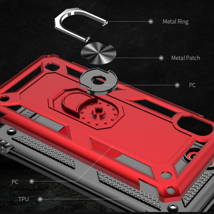 RING ARMOR Tvrdený kryt pre Samsung Galaxy A10 - čierny