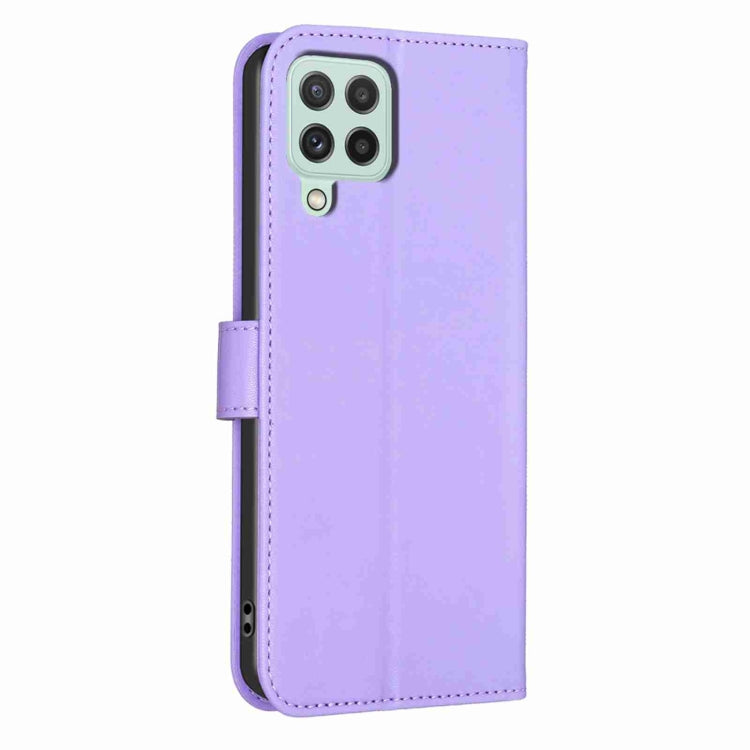 LEAF Knižkové puzdro pre Samsung Galaxy A12 - fialové