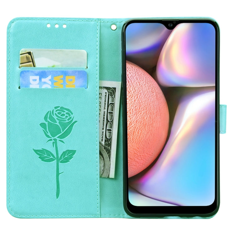 ROSE Knižkové puzdro pre Samsung Galaxy A12 - zelené