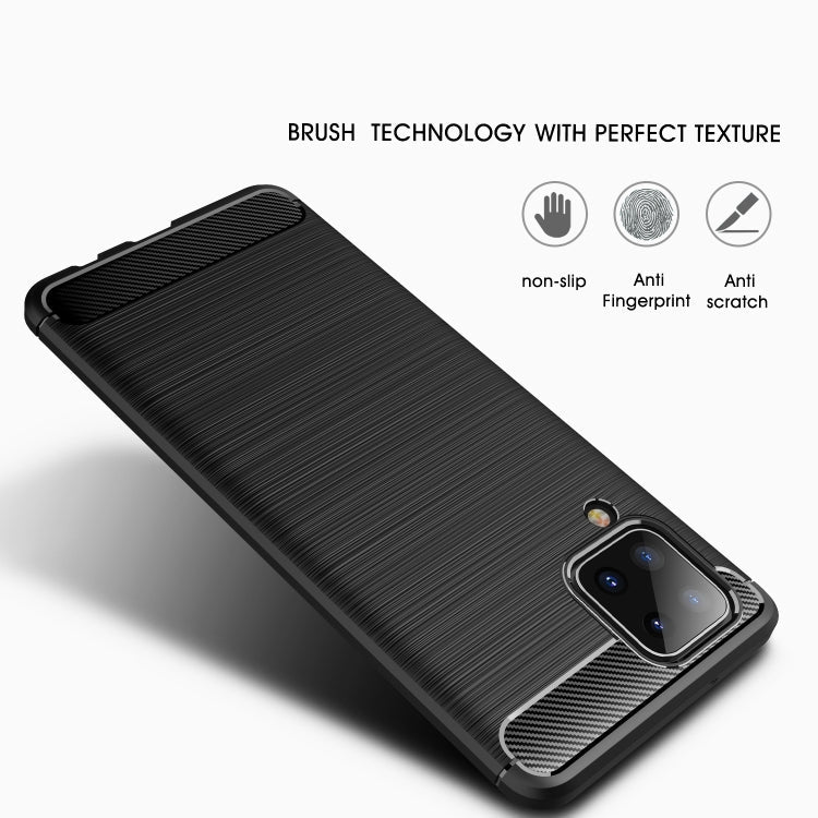 CARBON Zadný obal pre Samsung Galaxy A12 - modrý
