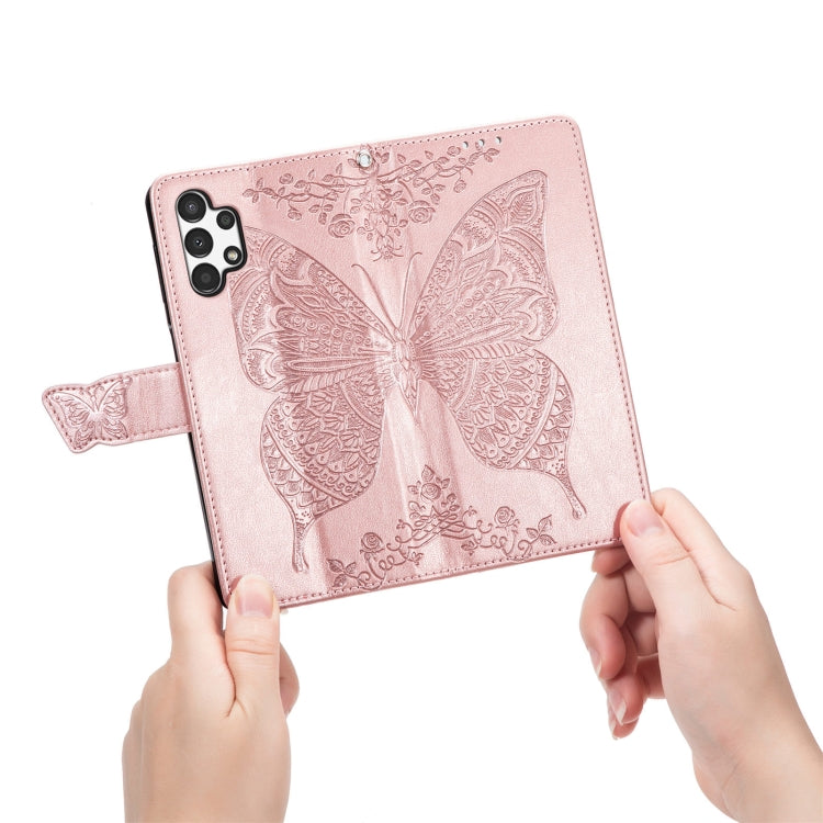 FLOWER Knižkové puzdro pre Samsung Galaxy A13 4G - modré