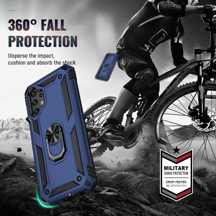 RING ARMOR Tvrdený kryt pre Samsung Galaxy A13 4G - modrý