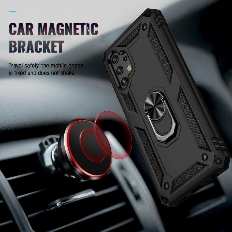 RING ARMOR Tvrdený kryt pre Samsung Galaxy A13 4G - čierny