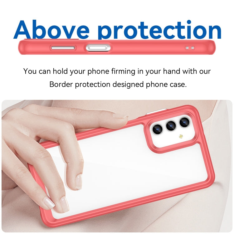 FRAME Zadný kryt pre Samsung Galaxy A13 4G - červený